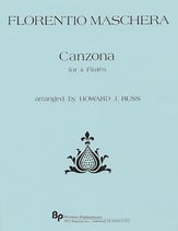 CANZONA FOR FOUR FLUTES cover